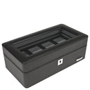 Windrose Tempora - Uhrenkoffer (für 4 Uhren) 26.5 cm (schwarz) - Ansicht 3