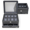 Windrose Tempora - Custodia per orologi (per 8 orologi) 26,5 cm (grigio)
