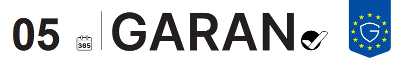 EU-GARAN-Label: Herstellergarantie in Jahren: 5